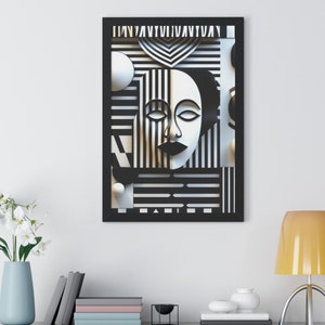 Black History Month Concept Framed Vertical Poster, African American Heritage Art, Inspirational Black Leaders Wall Decor, Gift For Couple