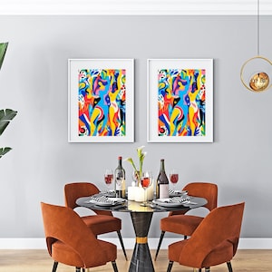 DIGITAL ART Carnival-celebration-digital-art, African art , printable art ,Home decor, Ethnic Decor, Abstract art Unique, African Artwork