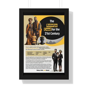 Framed Vertical Poster,  Egyptian Themed Wall Art for Cultural Lovers, Ancient African Inspired Poster, Ancient African Inspired Art Gift