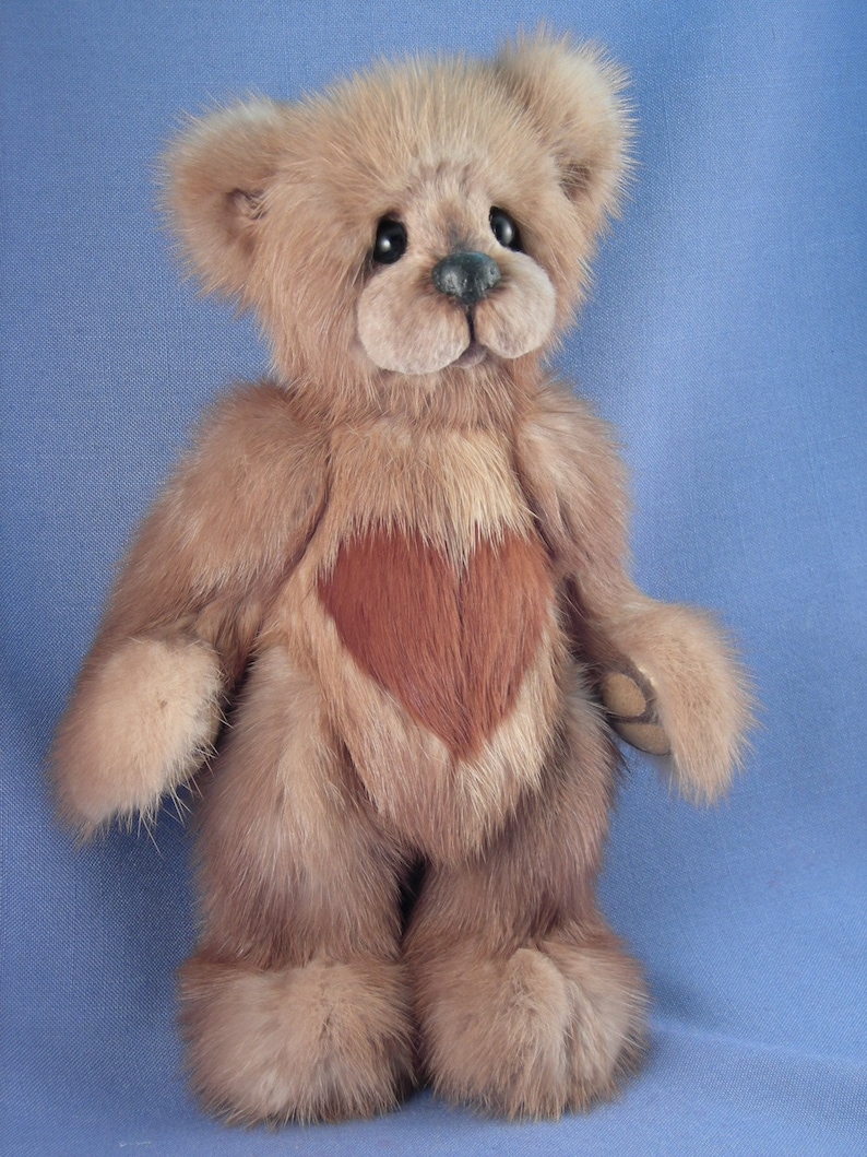 Custom Orders Only Mink OOAK Artist Teddy Bear: Mink Teddy | Etsy