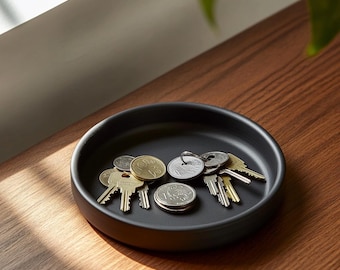 Valet Tray Round | Desk Organizer | 3D Printed Catchall