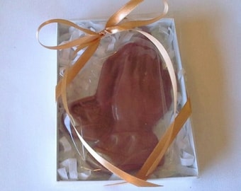 Large Chocolate Praying Hands