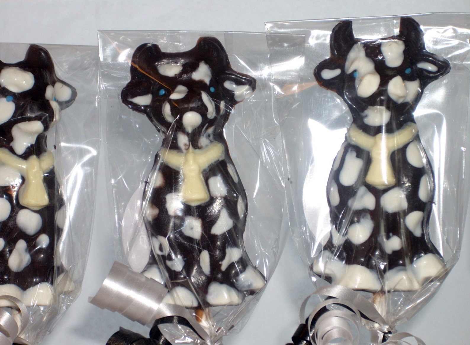 Chocolate Cow Lollipops Etsy