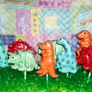 Chocolate Dinosaur Lollipops image 3