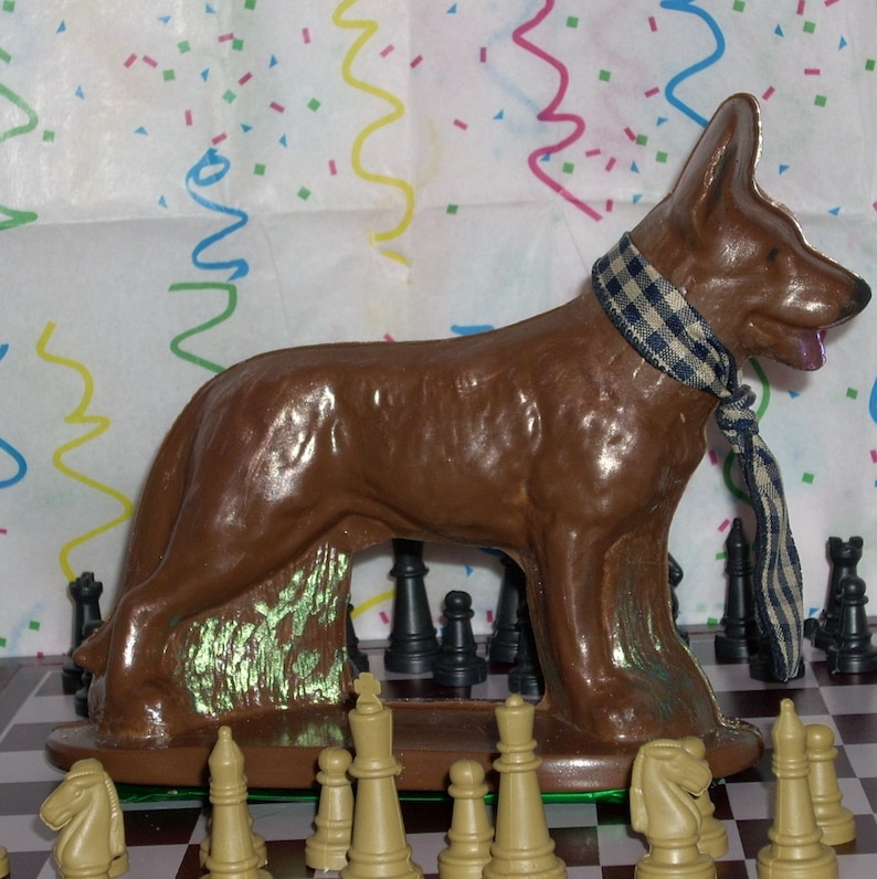 3D Chocolate German Shepherd Bild 1