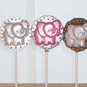 Chocolate Baby Elephant lollipops image 2