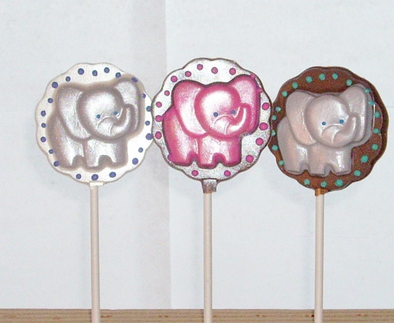 Chocolate Baby Elephant lollipops image 2