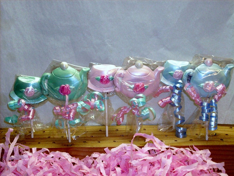 10 Chocolate Teapot and Teacup lollipops image 3