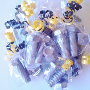 Chocolate 3 D Nuts and Bolts favors or cupcake toppers image 2