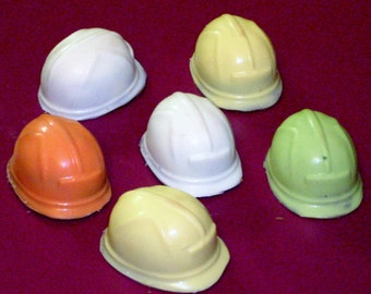 Chocolate Hard Hat cupcake toppers