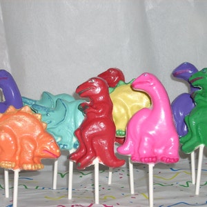 Chocolate Dinosaur Lollipops image 2