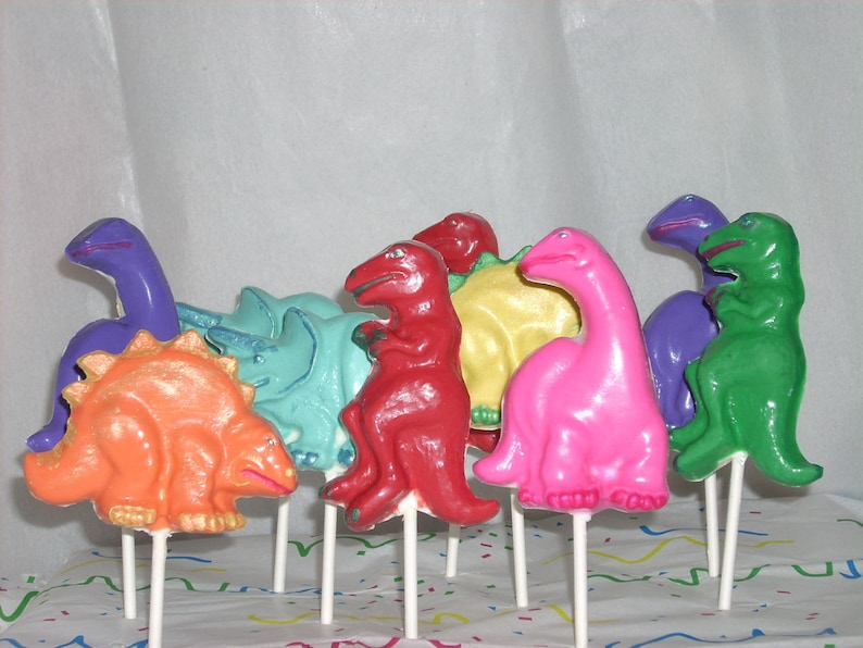 Chocolate Dinosaur Lollipops image 2