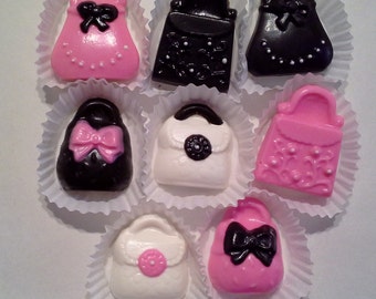 Chocolate Purse Cupcake Toppers