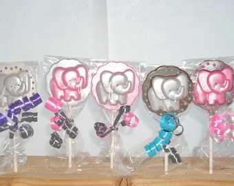 Elephant Sucker Lollipop Chocolate Mold Soap Candy Molds SHIPS SAME DAY m17 Elephant Sucker Lollipop Chocolate Mold Soap Candy Molds SHIPS SAME DAY m17