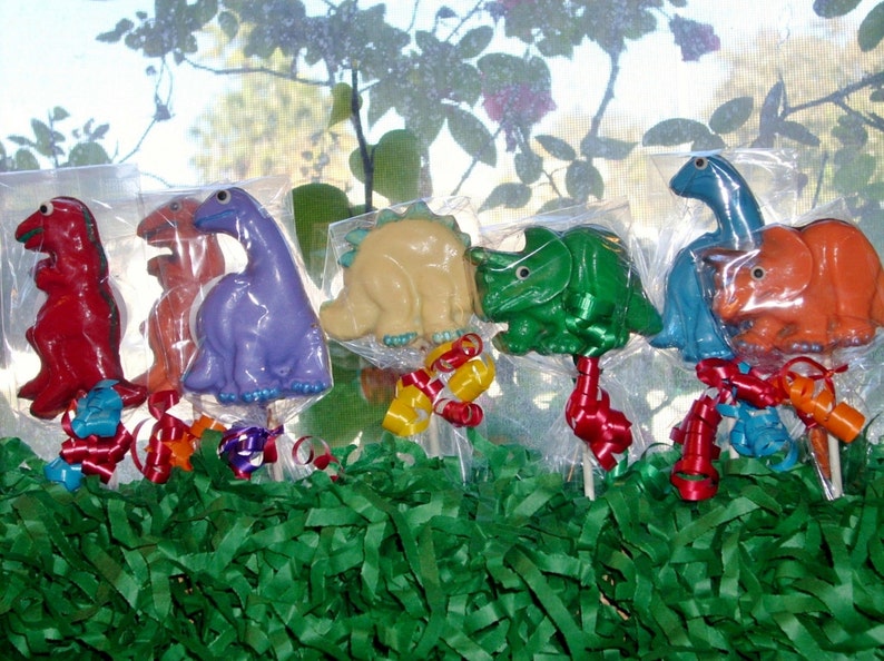 Chocolate Dinosaur Lollipops image 1