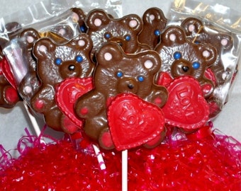 Teddy Bear Lollipops