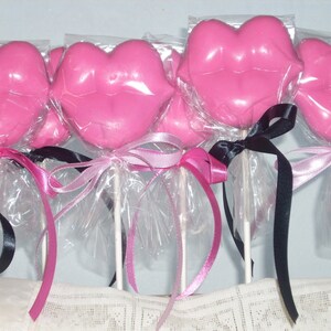 Chocolate Lips Lollipops image 4