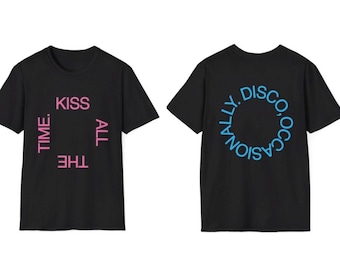 Camiseta Kiss All The Time Disco Occasionally | Camiseta da turnê de Harry Styles