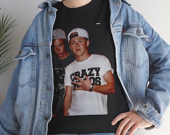 Harry Styles & Niall Horan Vintage Graphic Tee | Y2K Boyband Photo Shirt
