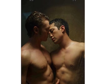 Heated Rivalry Hollanov Connor Storrie & Hudson Williams Poster XL | Ilya Rozanov | Shane Hollander