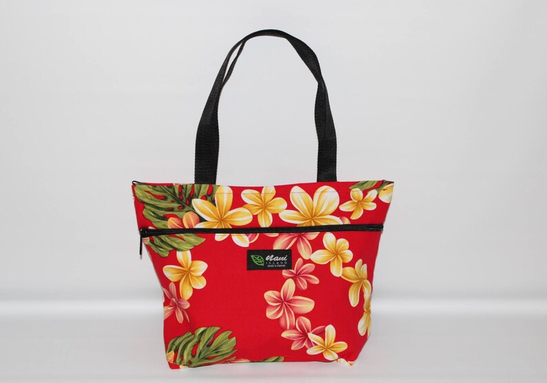Hawaiian Print Tote/purse Made in Hawaii Custom Embroidery Etsy