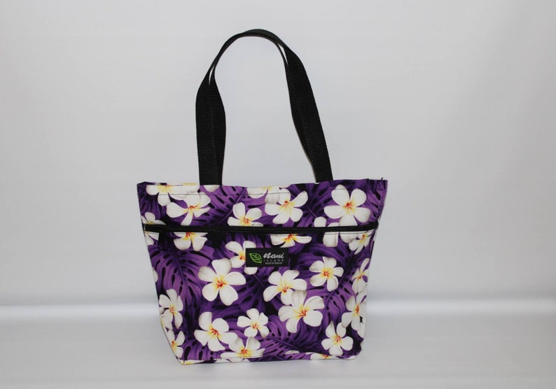 Hawaiian Print Tote/purse Made in Hawaii Custom Embroidery Etsy