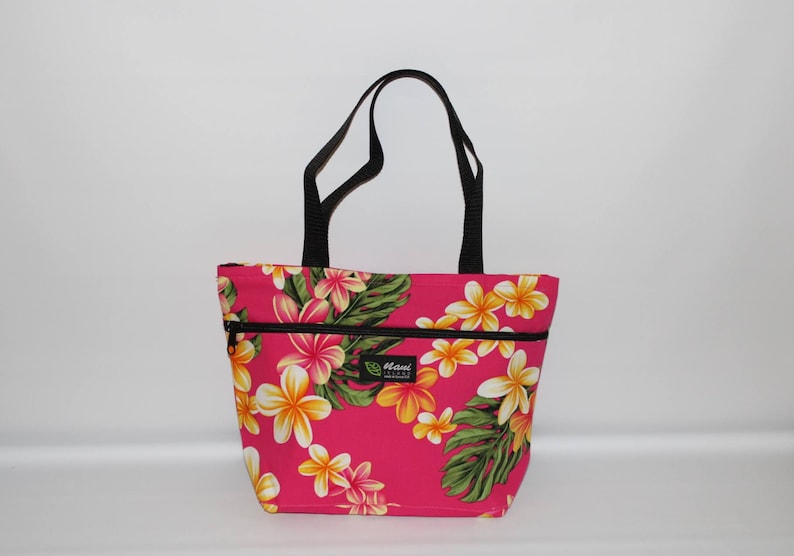 Hawaiian Print Tote/purse Made in Hawaii Custom Embroidery Etsy