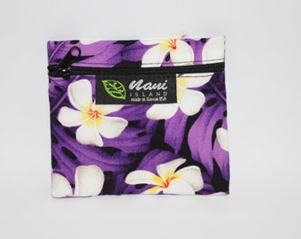 Monedero con estampado hawaiano