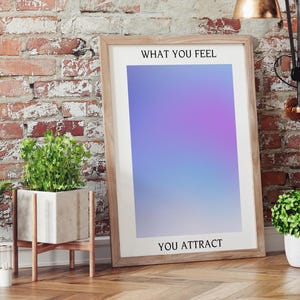 Aura-Energie-Poster-Set, spiritueller Farbverlaufsdruck, Y2K-Ästhetik (Digitaler Download) Bild 6