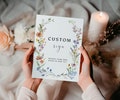 Wildflower Custom Sign, Floral Custom Sign, Boho Wildflower Wedding Editable Sign Template, Baby Shower Sign, Bridal Sign, NELLY product logo