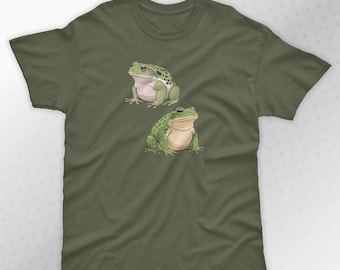 Relaxed Frog T Shirt Toads Unbothered Frog Lovers Shirt for Nature Lovers Animal Funny