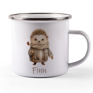 Enamel mug with name, baby gifts, children&#39;s mug personalized, enamel mug personalized, children&#39;s mug, children&#39;s birthday mug