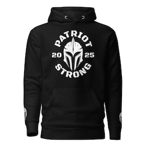 Patriot Strong Unisex Hoodie: American Pride Apparel