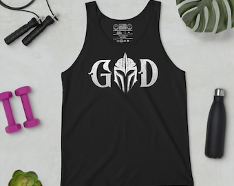 WARRIOR OF GOD Tank Top, Soldier Shirt, Christian Shirt, Gifts for him & her  Religious Clothing, Birthday Gift for Him, Faith Based Apparel