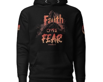 Faith Over Fear Unisex Hoodie, Christian Apparel