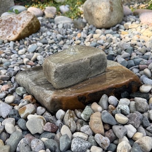 DIY Stone Water Fountain Kit: Zen Garden Bird Bath - Includes Pump & Tubing