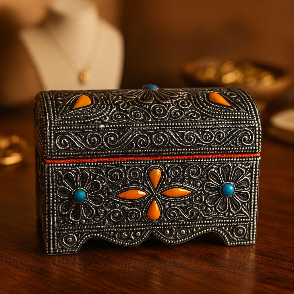 Boite bijou marocain d'occasion - Décoration