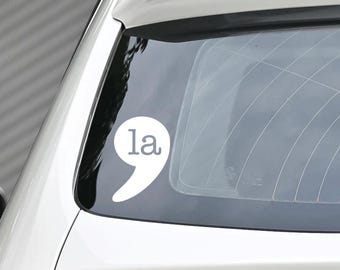 Comma La Vinyl Decal - Kamala Harris Support Sticker