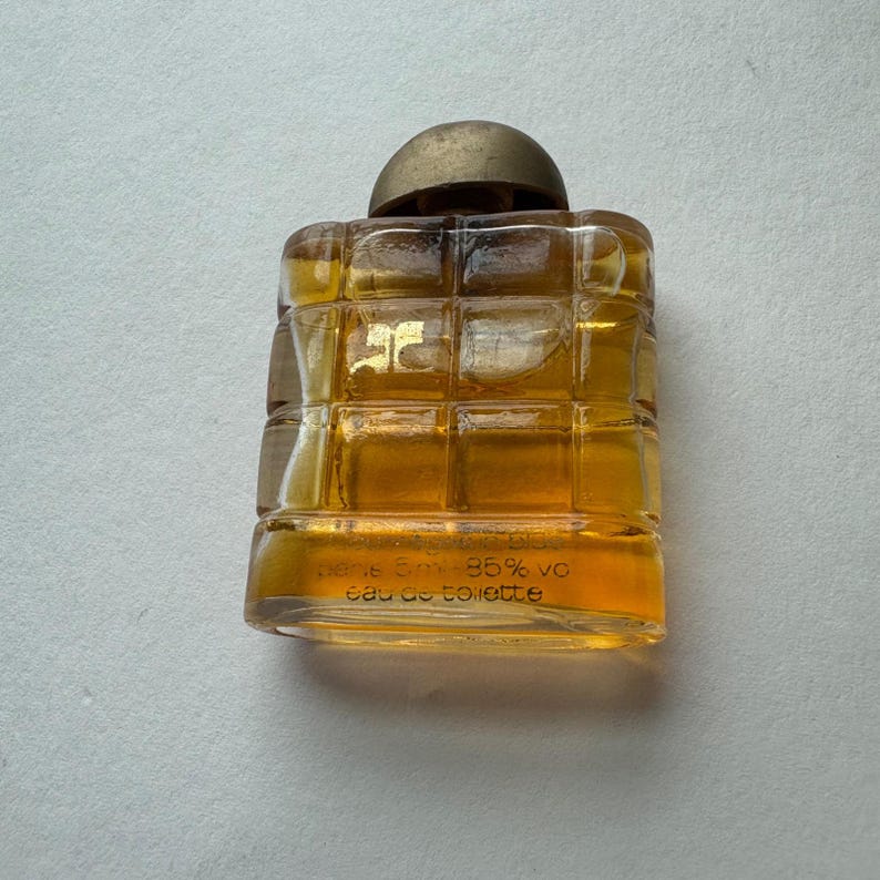 Courreges in Blue Eau de Toilette EDT Mini Perfume Travel Size 5ml FULL image 2