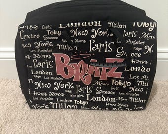 Vintage BRATZ Doll World Touring Travel Case Bag Y2K 2003 w Insert Organizers