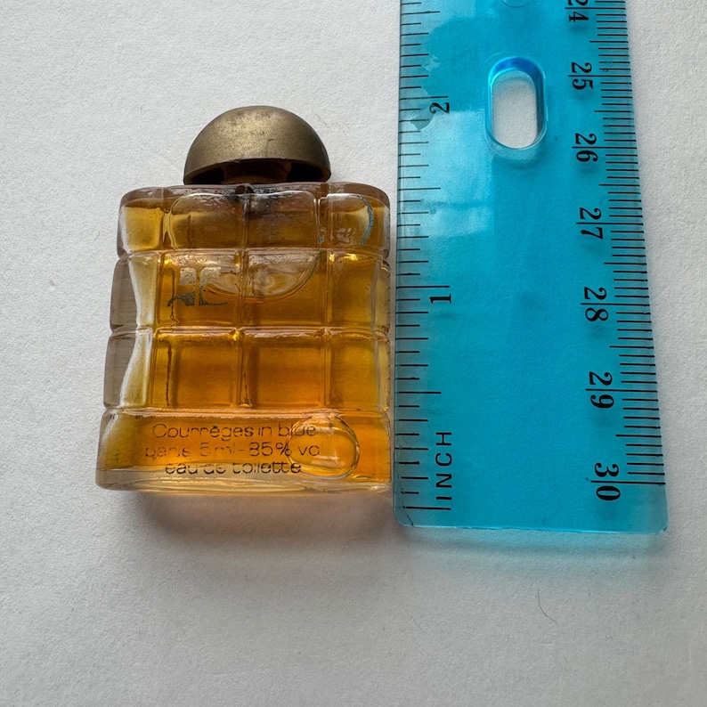 Courreges in Blue Eau de Toilette EDT Mini Perfume Travel Size 5ml FULL image 5