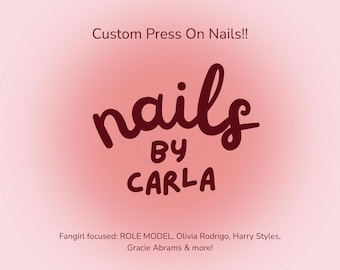 Uñas postizas personalizadas - Edición Fangirl