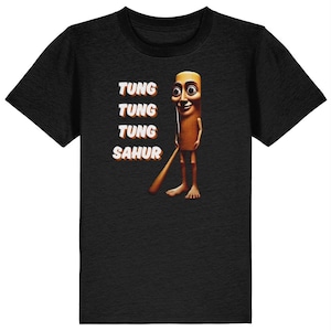 Tung Tung Tung Sahur Italian Brainrot | Print | Kids Cotton Tee