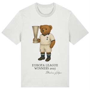 Tottenham Europa League Bear | Tottenham Hotspur | Print | Cotton Tee