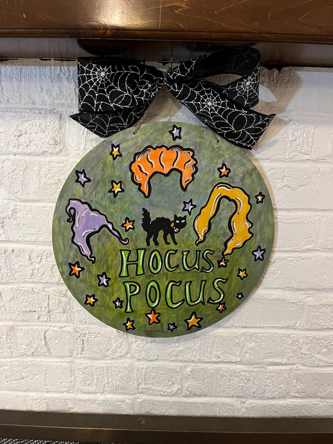 Hocus Pocus - Door Hanger - Hand Painted - Wall Decor - Gift - Home ...