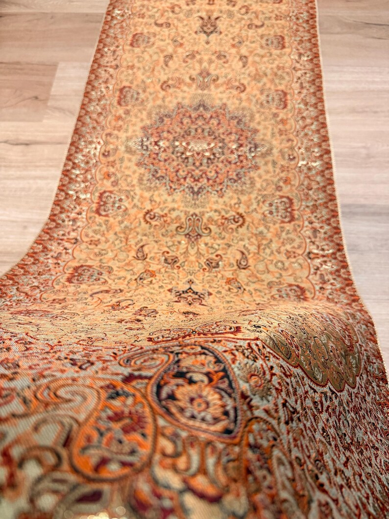 Persian Termeh Table Cloth Runner (~175 cm x ~50 cm) image 11