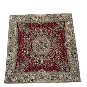 Red Elegant Persian Termeh Tablecloth 2. Dark Red