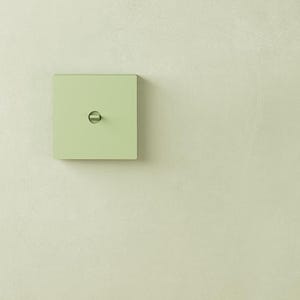 Minimalistische kap lichtschakelaar: decoratieve 3D-geprinte schakelaarbeschermer, moderne kap om standaard schakelaar te verbergen, aangepaste kleuren