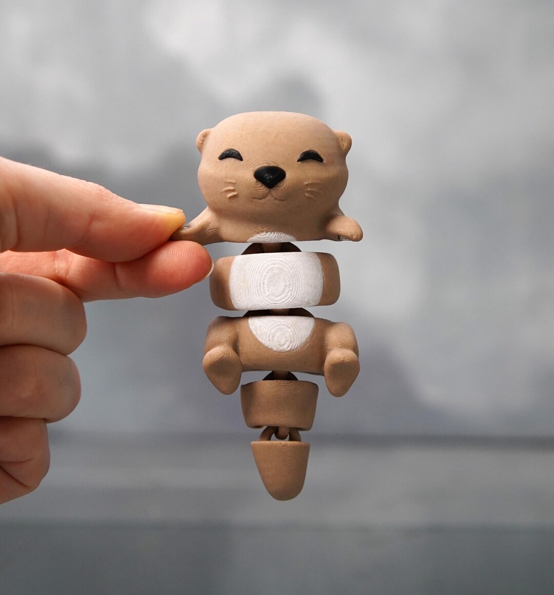 Magnetic Hand Holding Flexi Otter Fidget Toy 3D Printed Desk Decor Etsy Magnetic Hand Holding Flexi Otter Fidget Toy 3D Printed Desk Decor Etsy