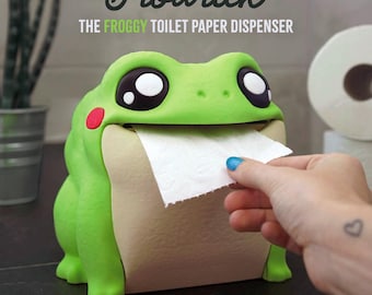 Grappige Toiletpapierhouder 3D Geprinte Badkamerdecor Toiletpapier Dispenser Cadeau Idee Papieropslag Huisaccessoire
